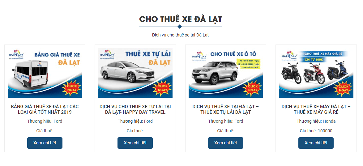 # 7 địa điểm thuê xe tự lái Đà Lạt TỐT NHẤT 2024