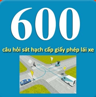 600 câu hỏi lý thuyết và đáp án thi sát hạch lái xe 2024