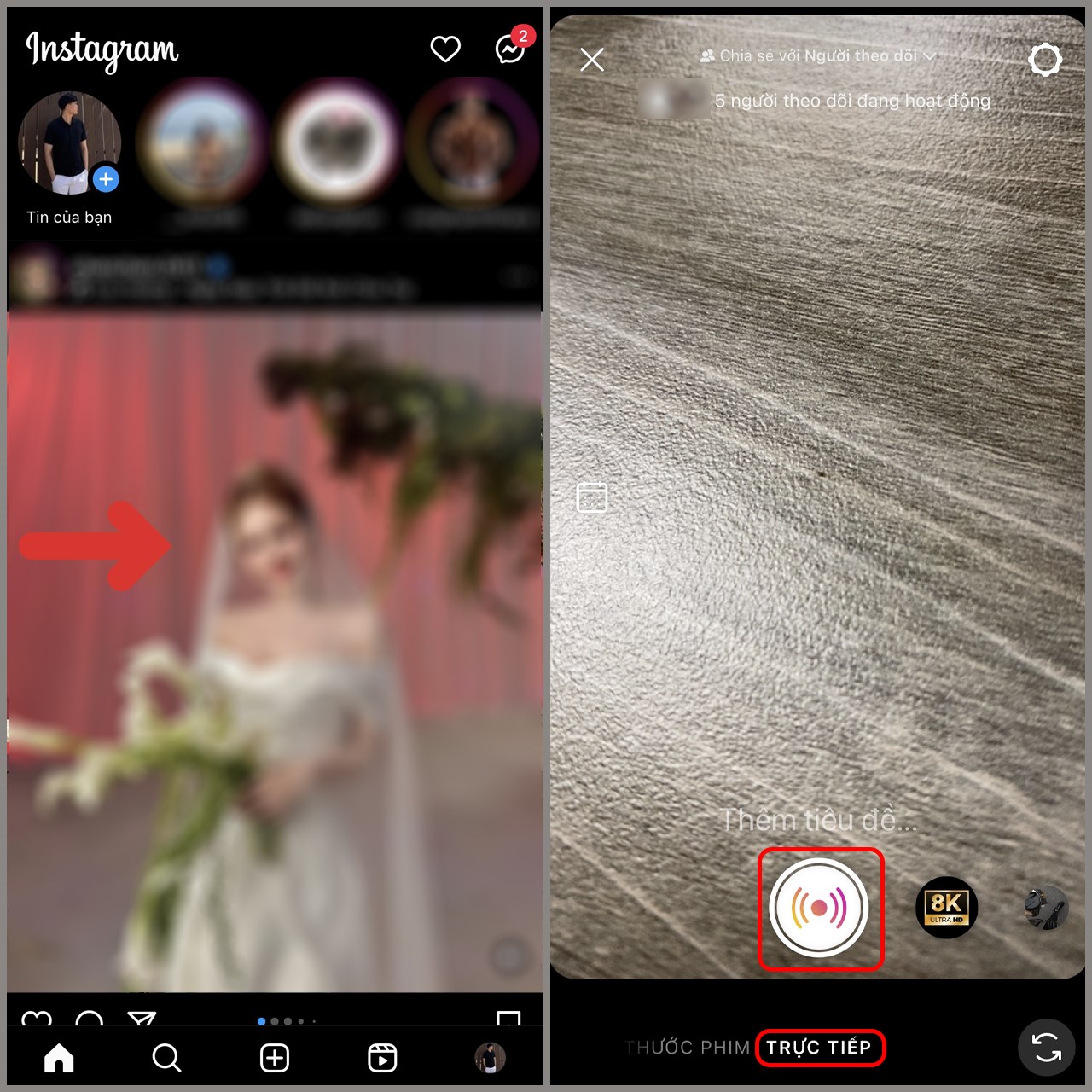 Cách livestream trên Instagram để tương tác trực tiếp với người xem
