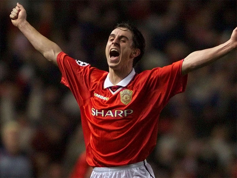 Gary Neville hậu vệ phải xuất sắc nhất lịch sử MU