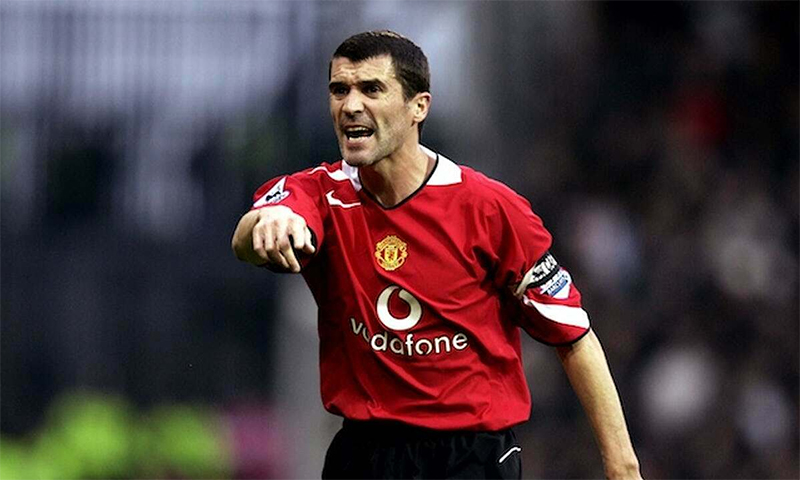 Đội trưởng Roy Keane của Manchester United